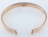 Custom Rose Bangle Bracelet