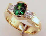 Custom Tsavorite Ring