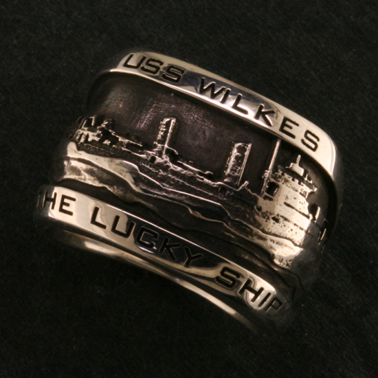 Custom USS Wilkes Ring