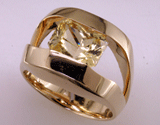 Custom Yellow Sapphire Ring