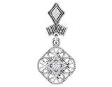 14kw Diamond Pendant