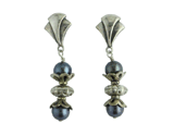 Dyed Cultured Pearl Earrings