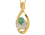 14ky Emerald Necklace