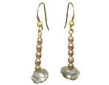 14k Cultured Pearl Earrings