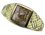 Gold-in-Quartz Ring