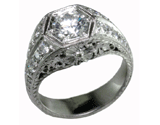 Matilija Diamond Wedding Ring