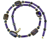 Opal & Amethyst Bead Necklace