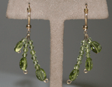 Peridot Bead Earrings
