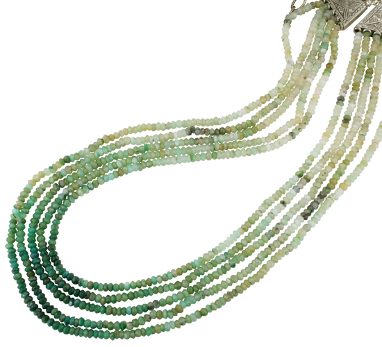 Peruvian Opal Bead Necklace