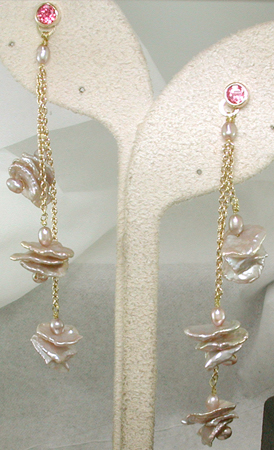 Petal Pearl Earrings