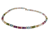 14k Rainbow Gemstone Necklace