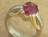 Rubelite Tourmaline Ring