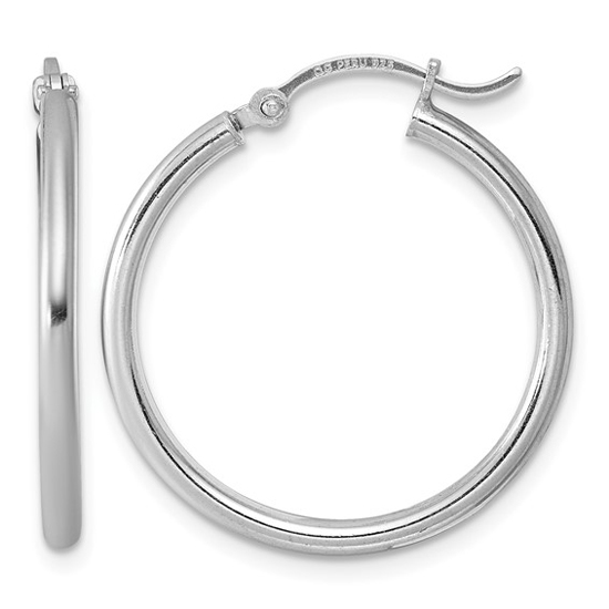 SS 24mm Round Hoops