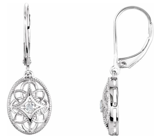 SS Diamond Earring