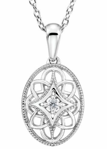 SS Diamond Necklace