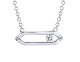 14kw Sliding Diamond Necklace