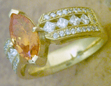 Spessartine Garnet Ring