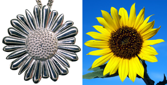 SS Sunflower Pendant