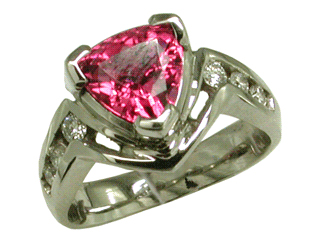 14kw Tourmaline & Diamond Ring
