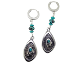 SS Turquoise Earrings