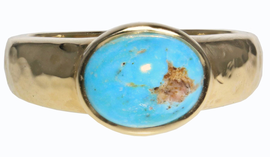 14ky Turquoise Ring