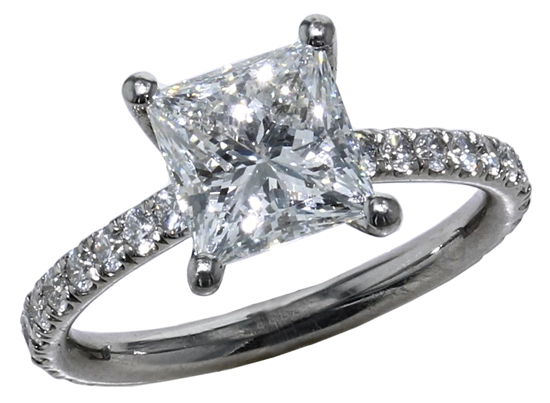 Vintage 2ct Diamond Ring