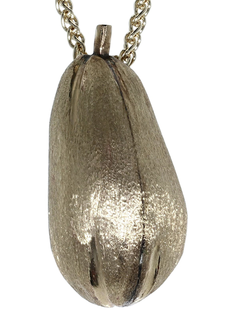 Vintage Eggplant Pendant