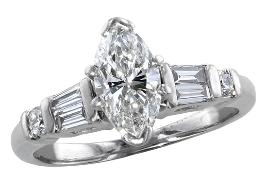 Vintage Marquise Diamond Ring