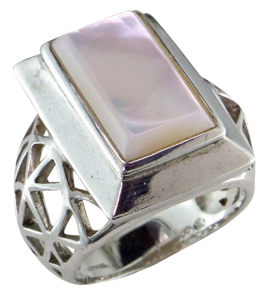 Vintage Mother-of-Pearl Ring - Mardon 