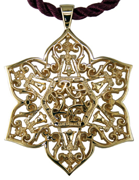 Large Star of Riverside Raincross Pendant