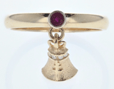 Mission Bell Ruby Ring