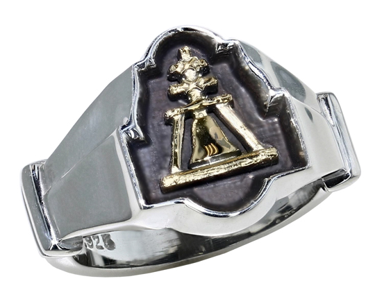 Mission Style Raincross Ring