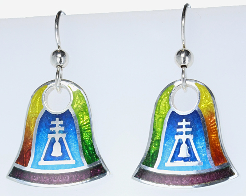 Technicolor Earrings Raincross Earrings